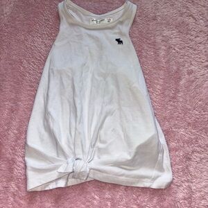 Abercrombie Kids White Tee with Moose Logo